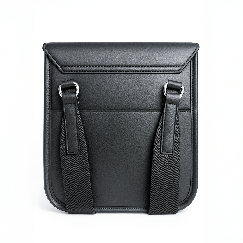 Mule Messenger Bag – Technical PU Leather.